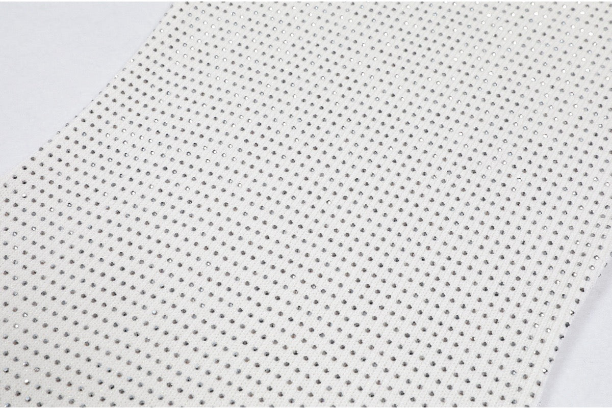 Rhinestone Sleeveless V-Neck dress