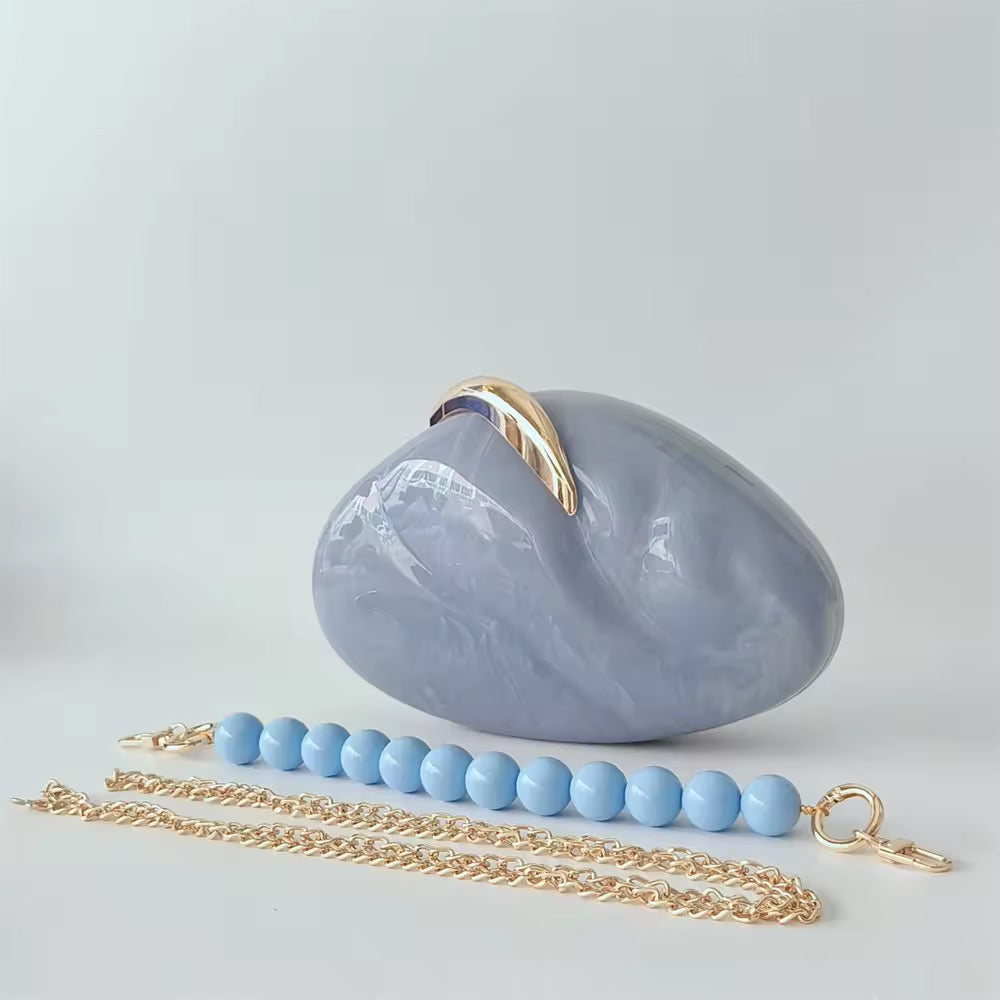 Metal Handle Mini Purse