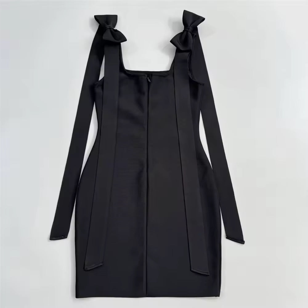 Tank Diamonds Summer Black Mini dress