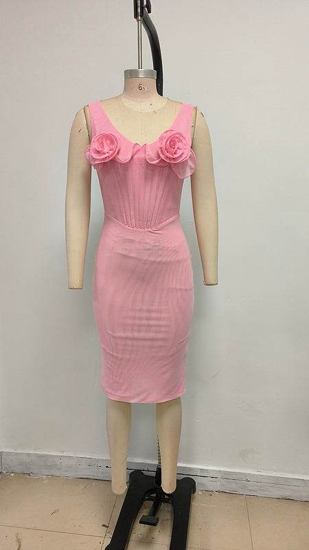 Mia pink dress - REBECATHELABEL
