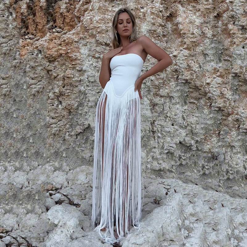 Honey and milk dress - REBECATHELABEL