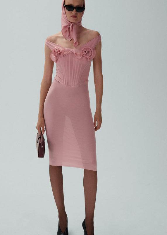 Mia pink dress - REBECATHELABEL