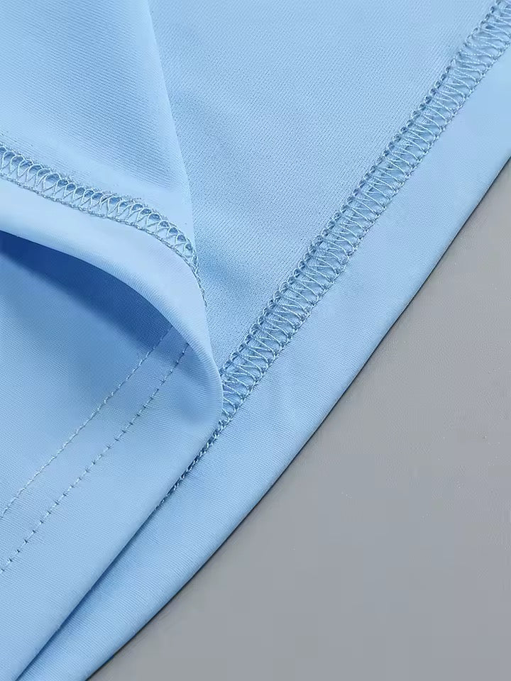 Incline Shoulder Stacked Dress