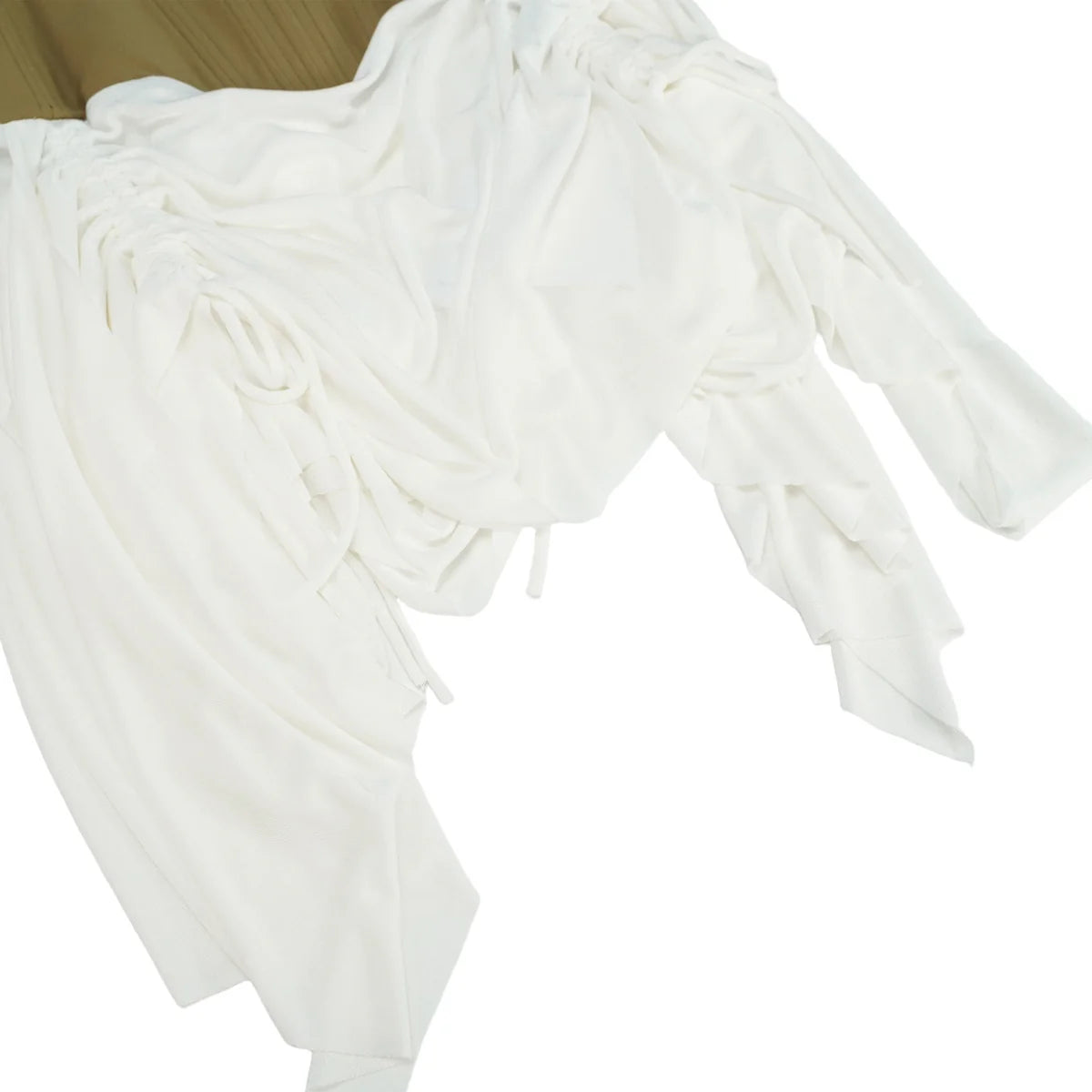 Brown Bustier Panel Mini Dress