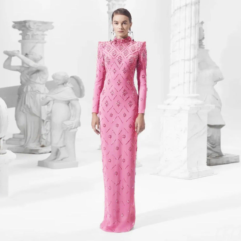 Drilling Bandage One Piece Dress The Dinner Party Formal Dress