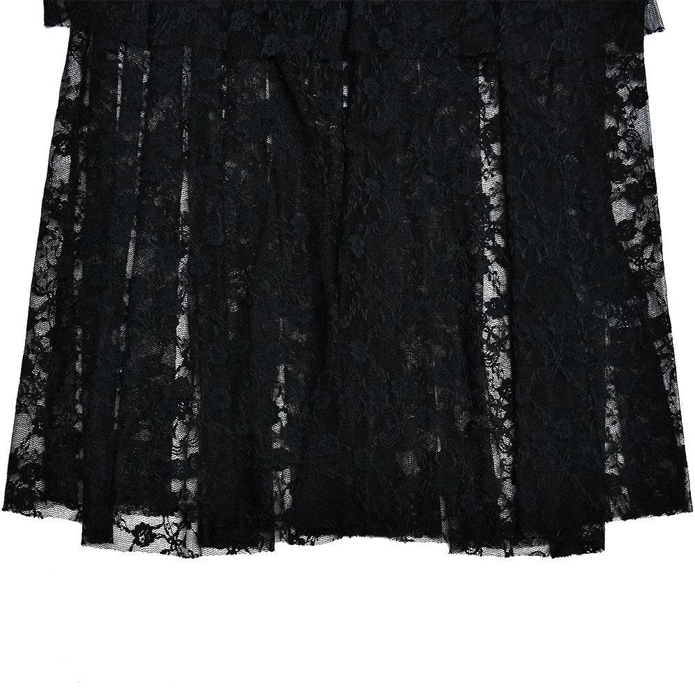 Lace See through Tube Top Fishtail Dress - REBECATHELABEL