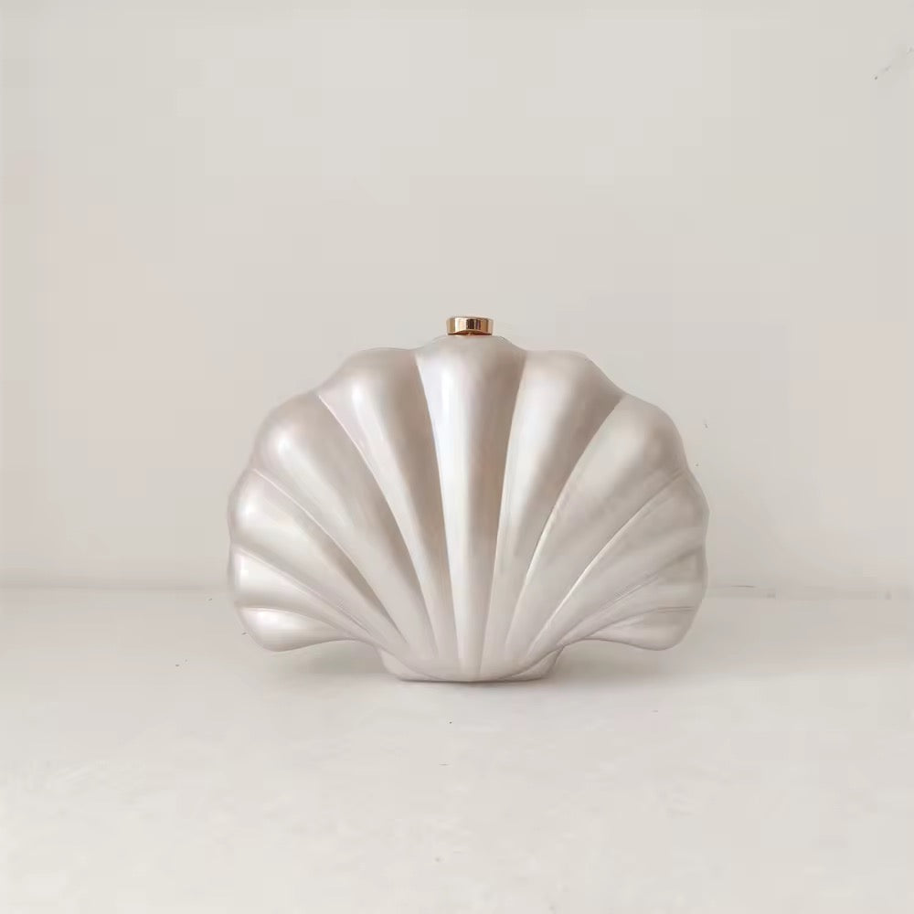 Shell Acrylic Box Clutch