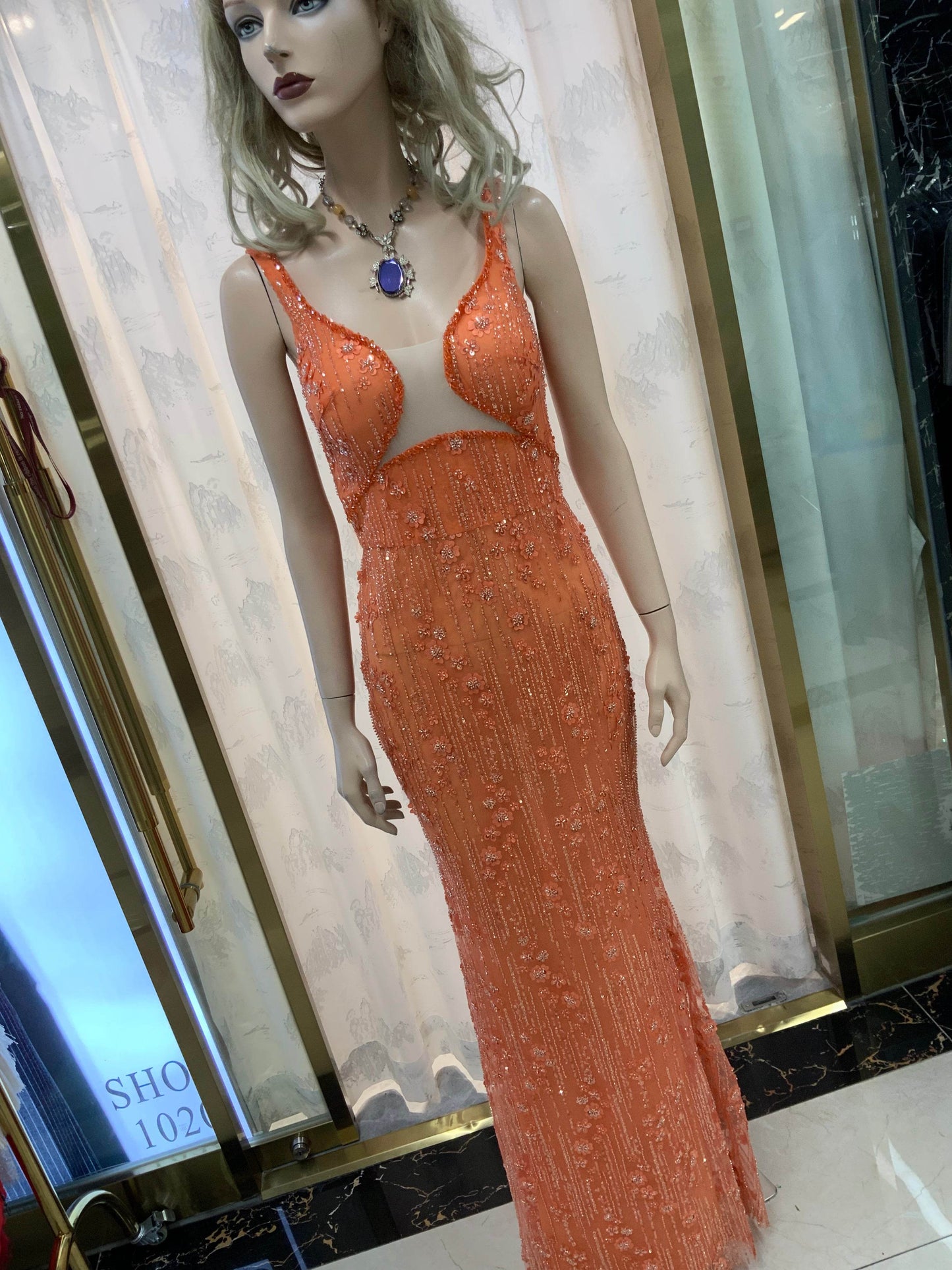 Milan floor length maxi dress - REBECATHELABEL