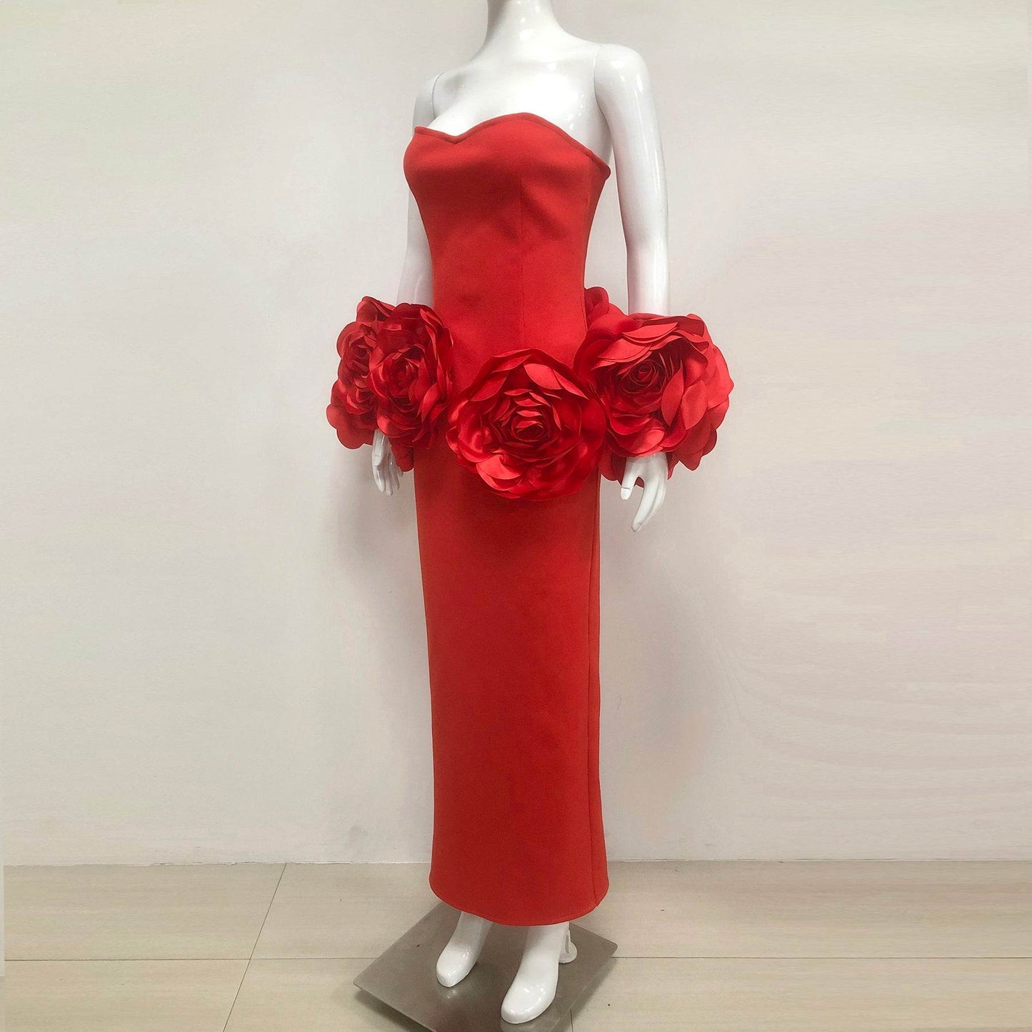 Jenner flower midi dress - REBECATHELABEL