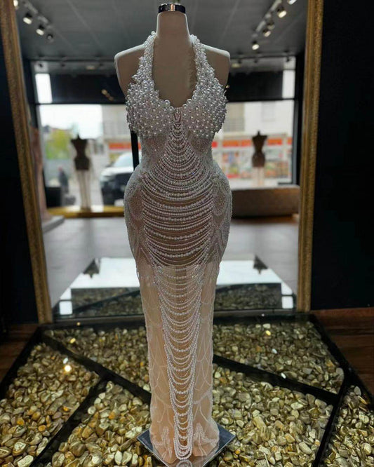 Amor pearl dress - REBECATHELABEL