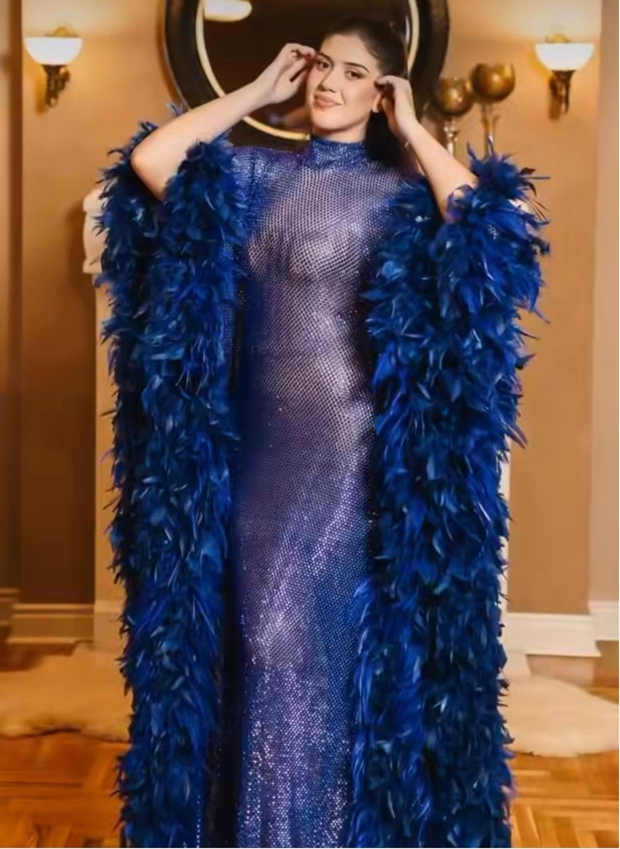 Aliayah feather dress