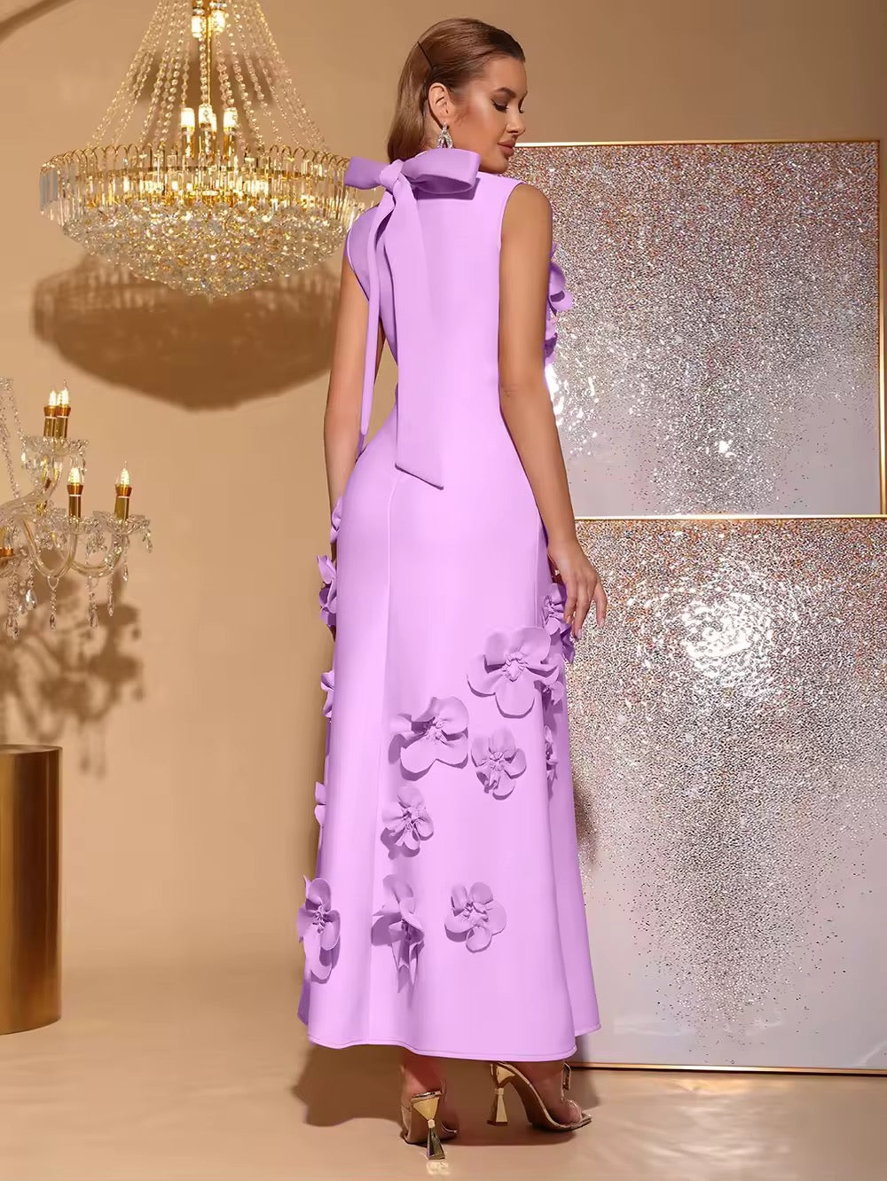 Patchwork Appliques Dress