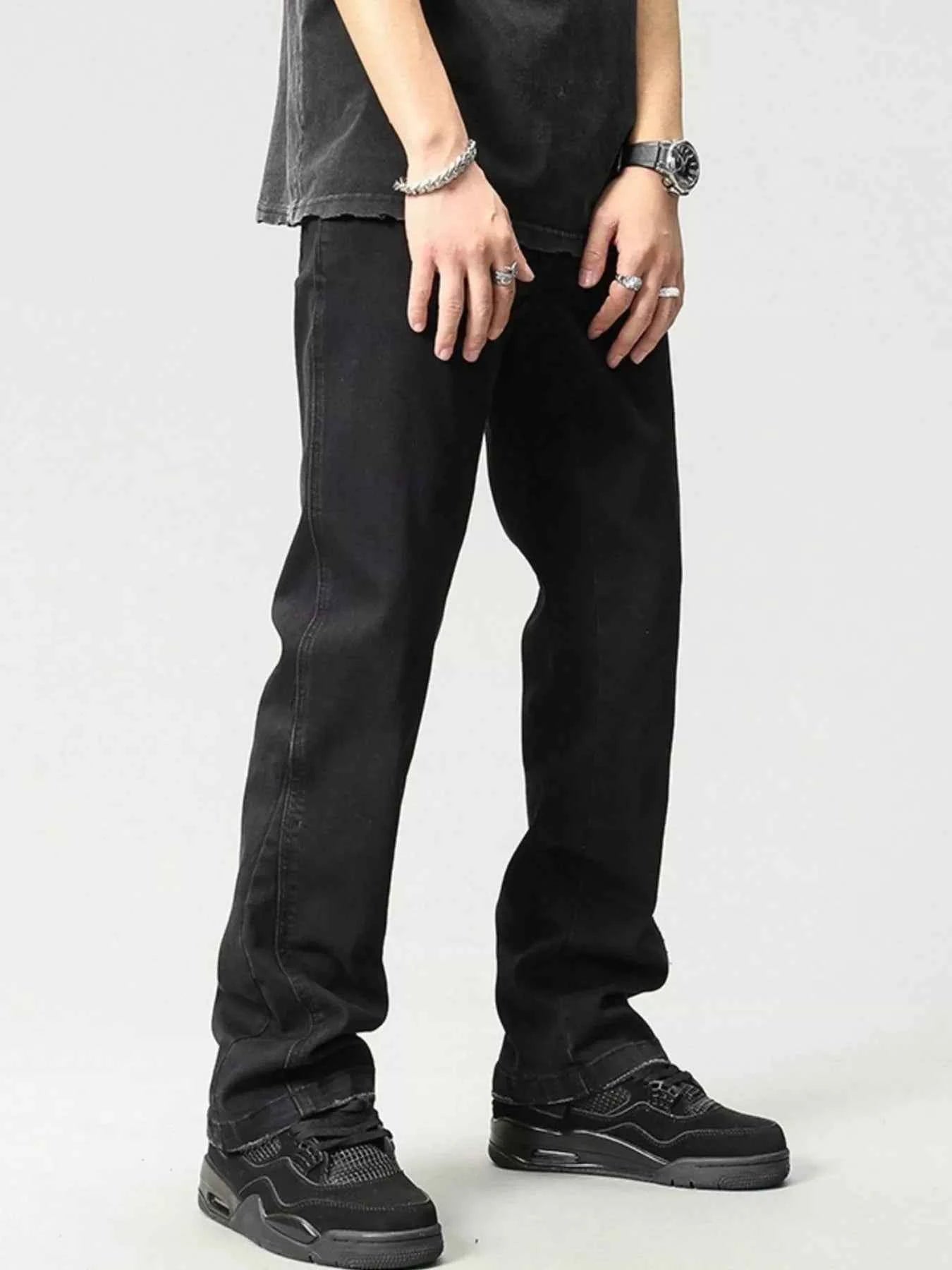 Men's Washed Loose Fit Jeans