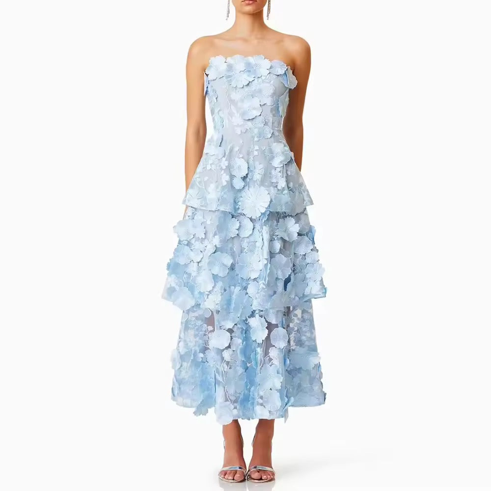 Patchwork Appliques Chic Dress