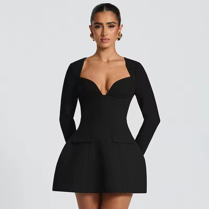 Long Sleeve Sexy Mini