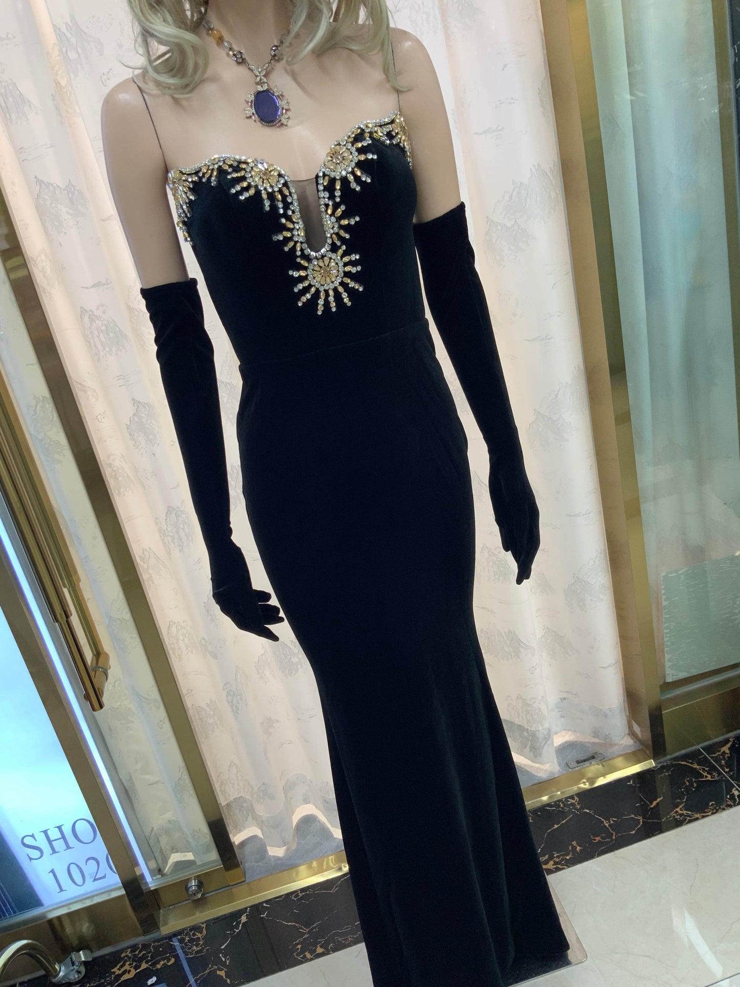 Milan velvet dress - REBECATHELABEL