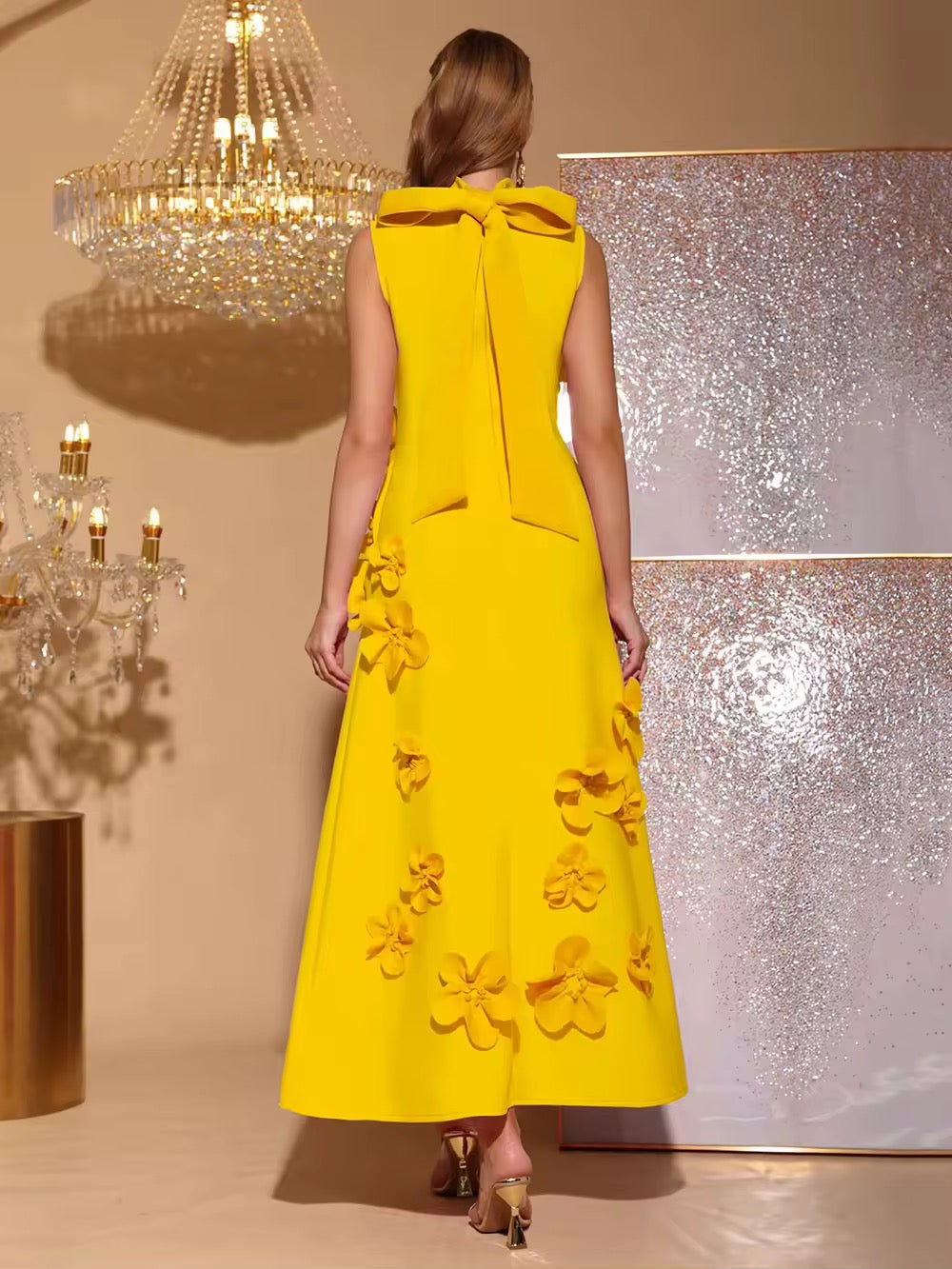 Patchwork Appliques Dress