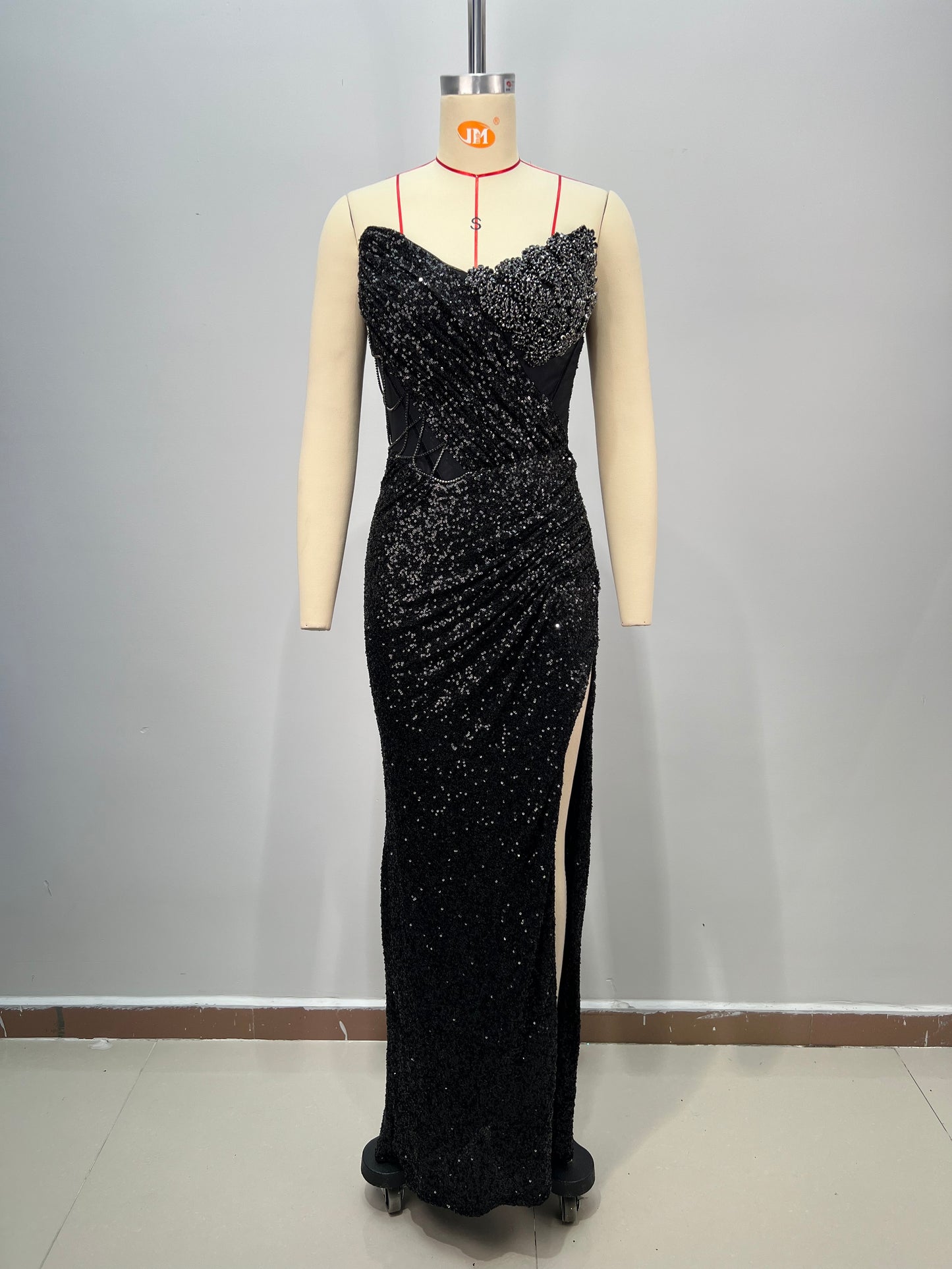 Kimolah black maxi dress