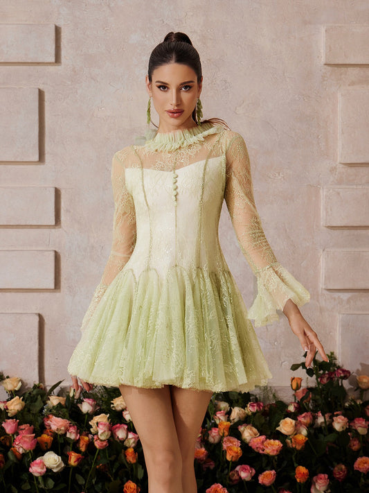 Patchwork Embroidery Tutu Dress