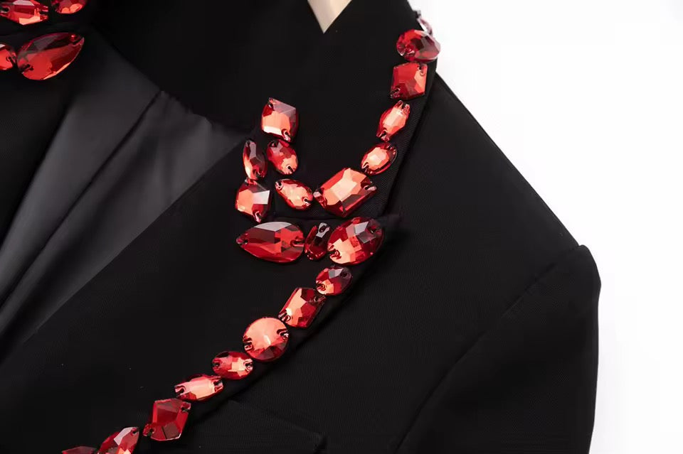 Becca Crystal Black Blazer