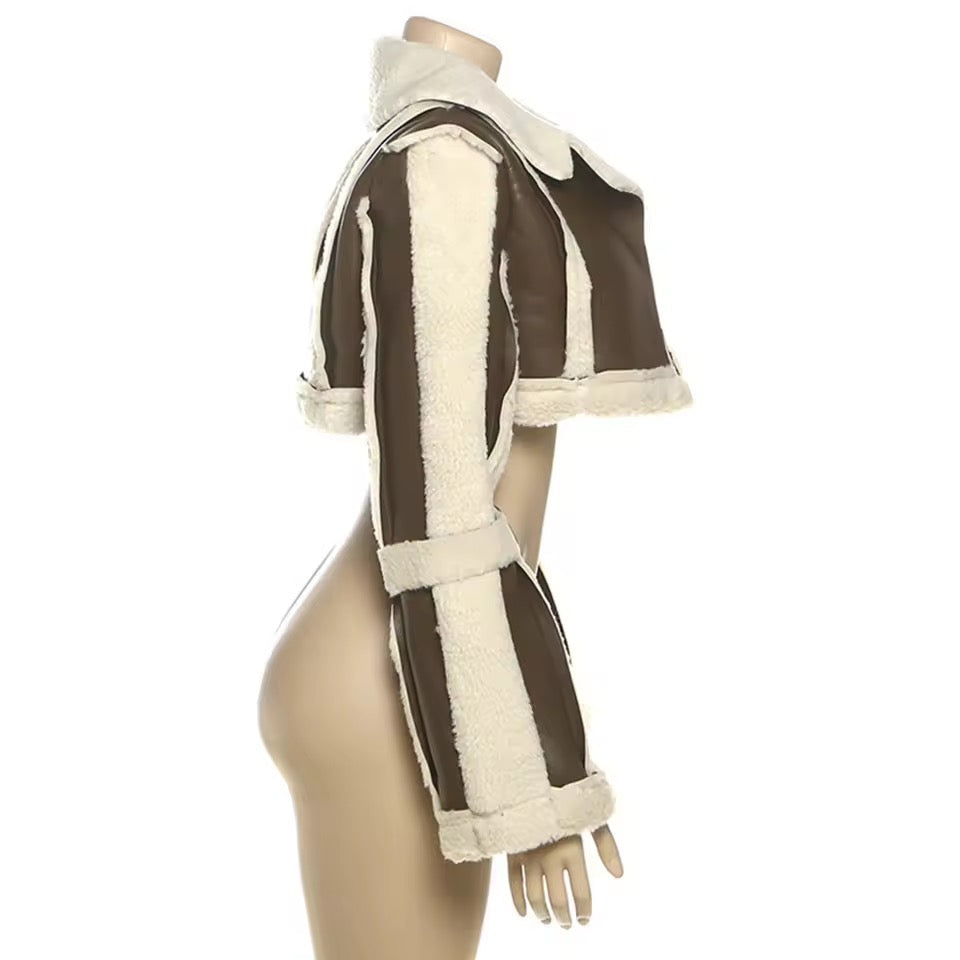 Thickened Warm Double-Sided Short Jacket