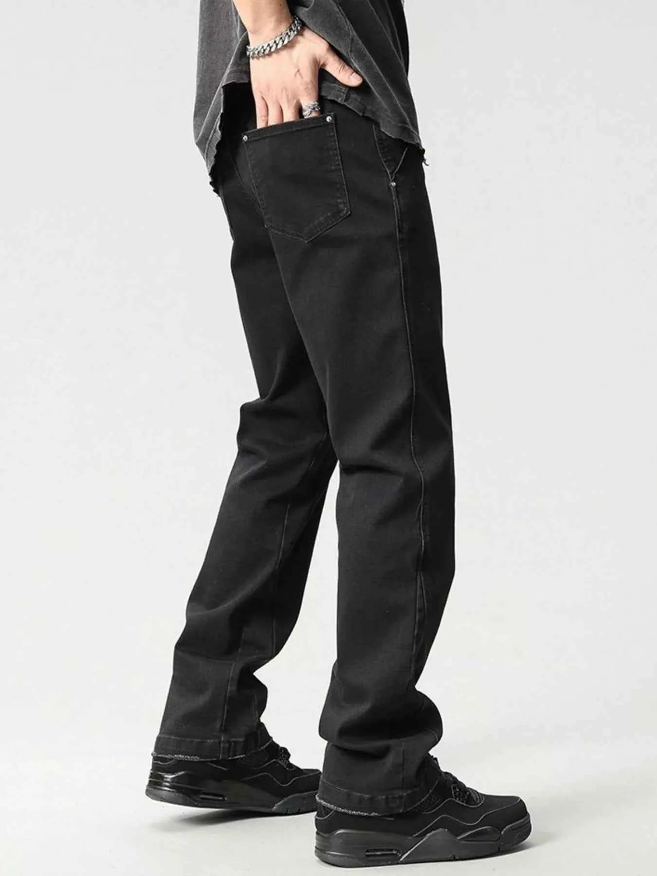 Men's Washed Loose Fit Jeans