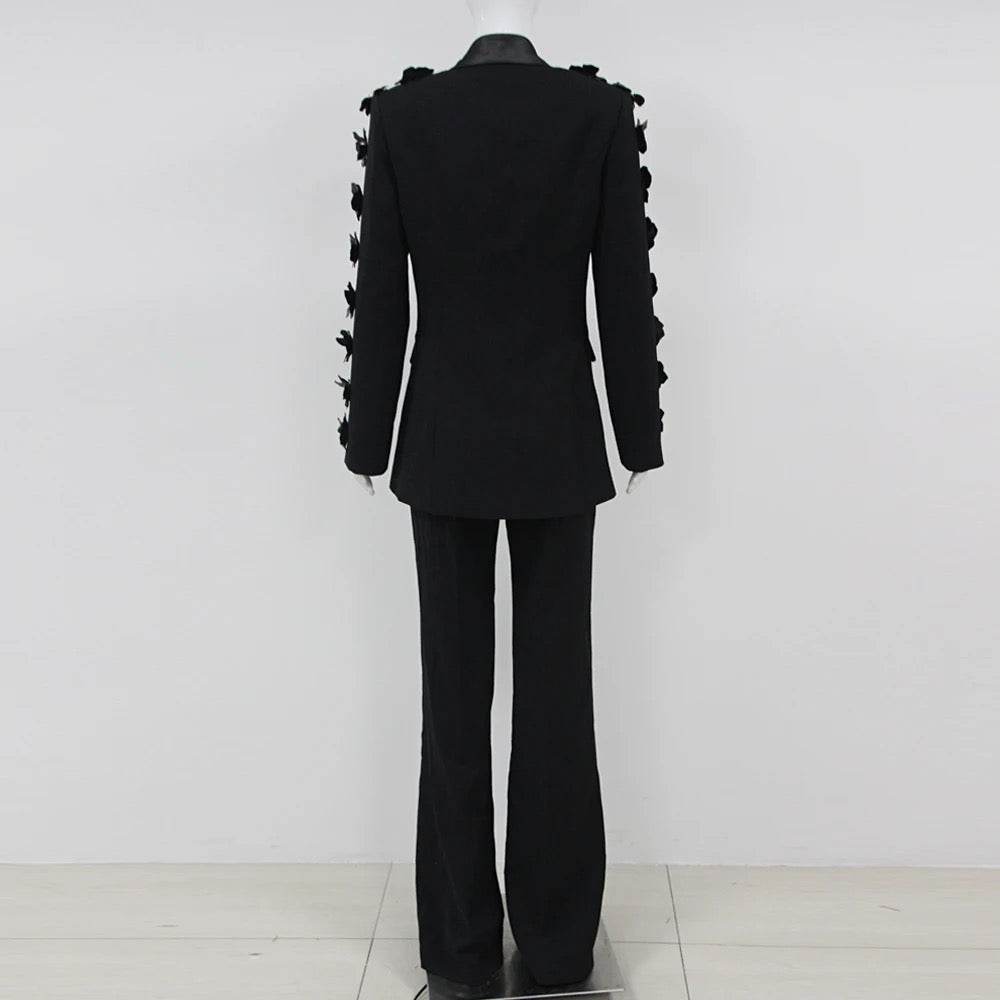 Heavy Industry Flower Pearl pant set - REBECATHELABEL