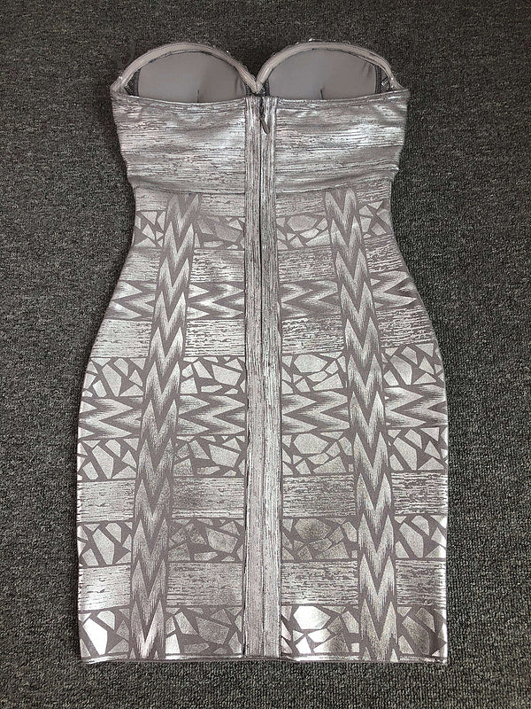 Lala short mini diamond bandage dress