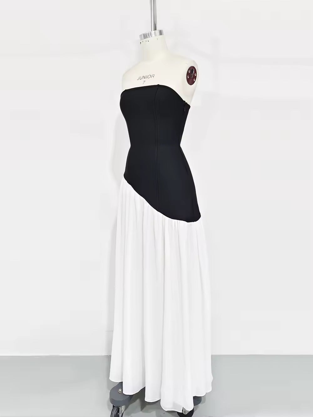 Elegant Patchwork Party Long Dress