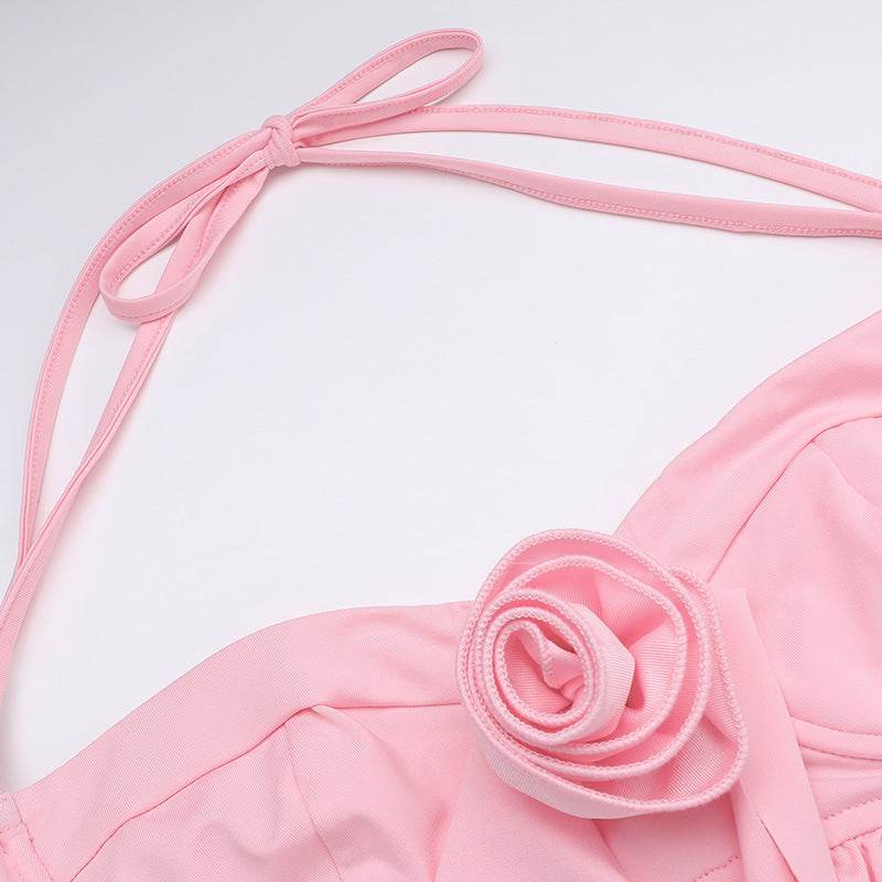 Sexy Camisole Floral Skirt Set - REBECATHELABEL