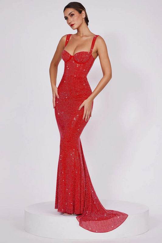 Lolah maxi floor length dress - REBECATHELABEL