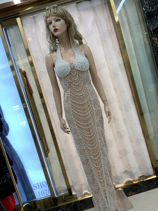 Amor pearl dress - REBECATHELABEL