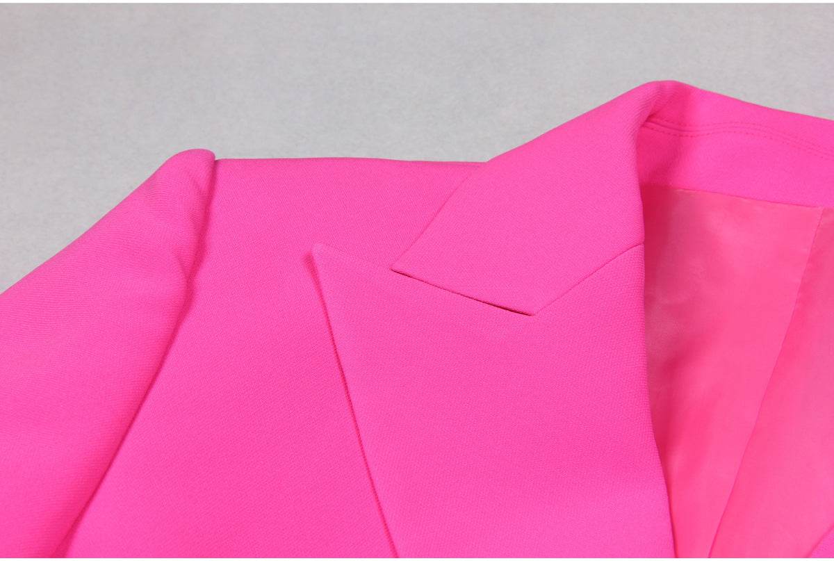 Office Business Suspender Shorts Three Piece Suit - REBECATHELABEL