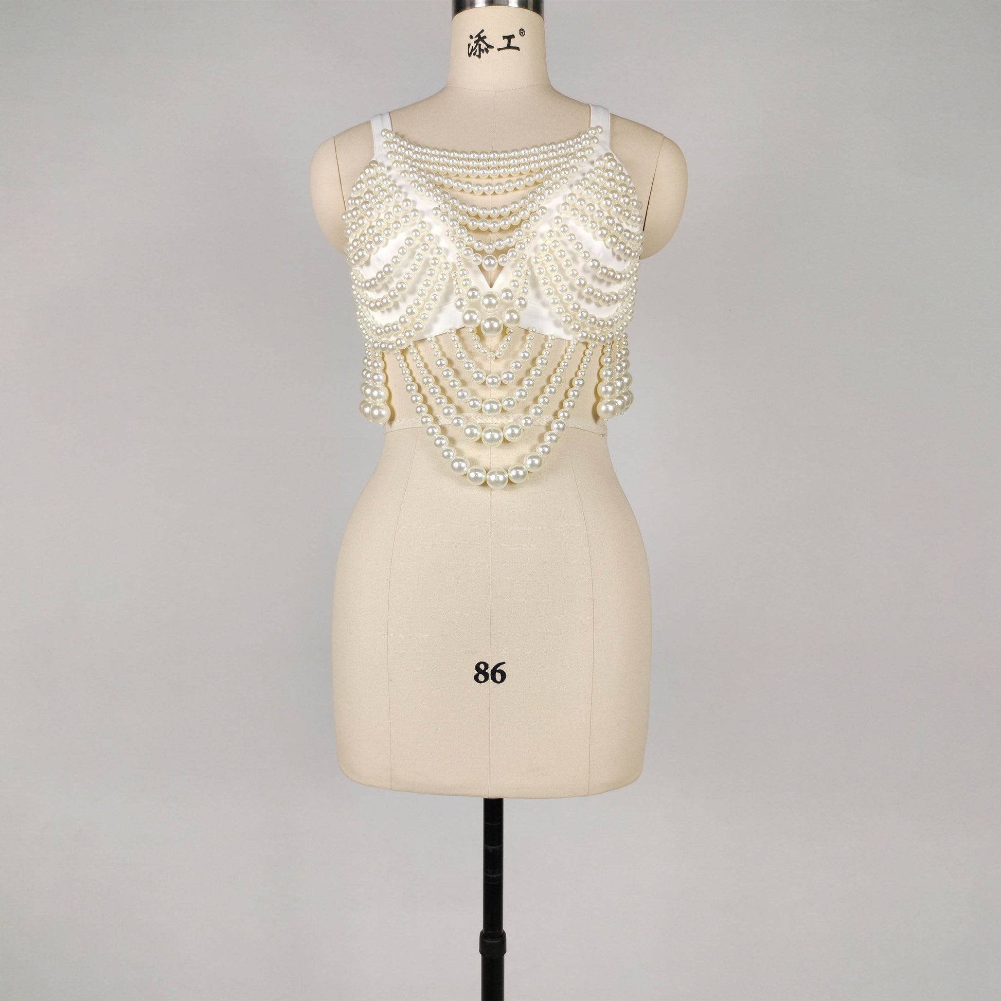 Alaine pearl top - REBECATHELABEL