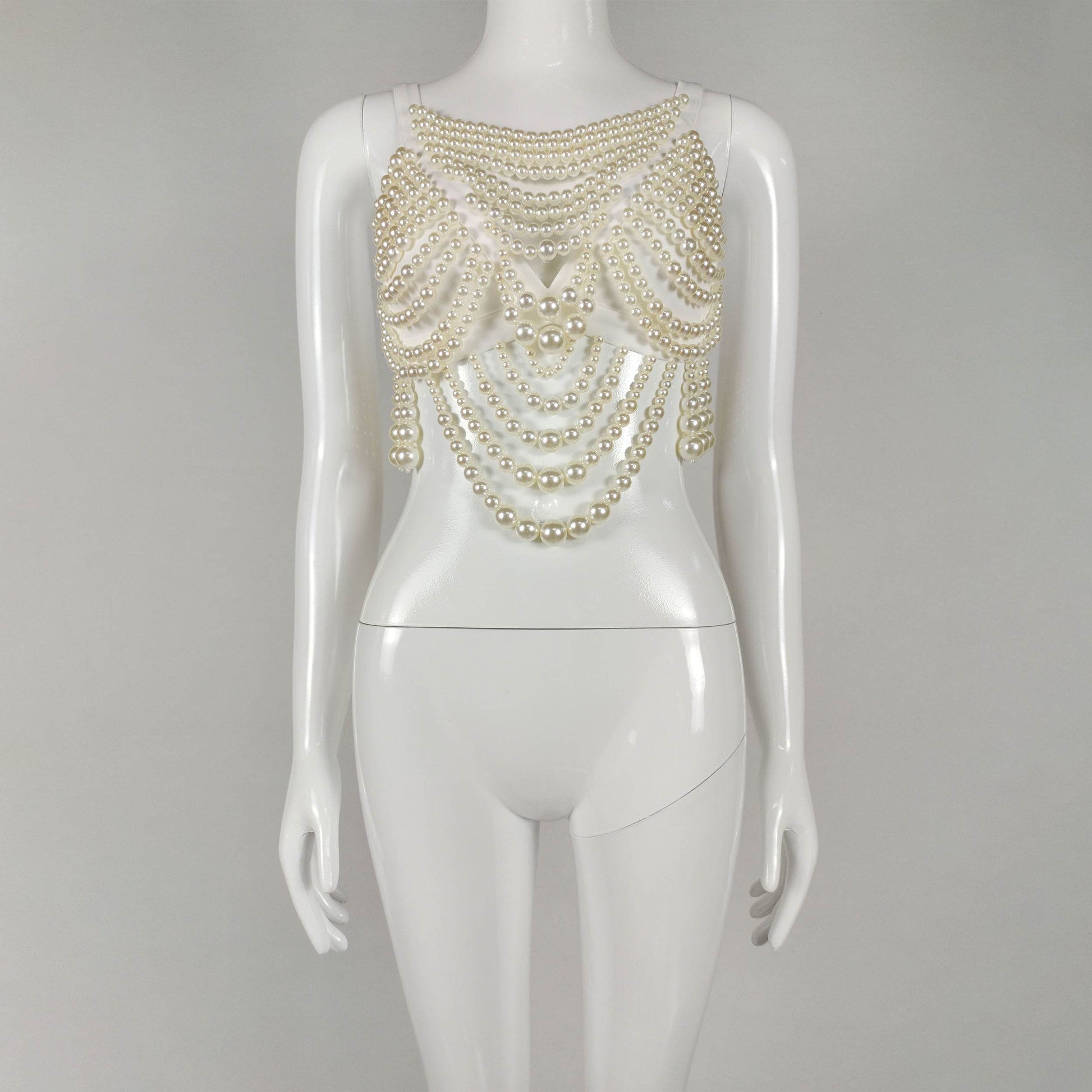 Alaine pearl top - REBECATHELABEL