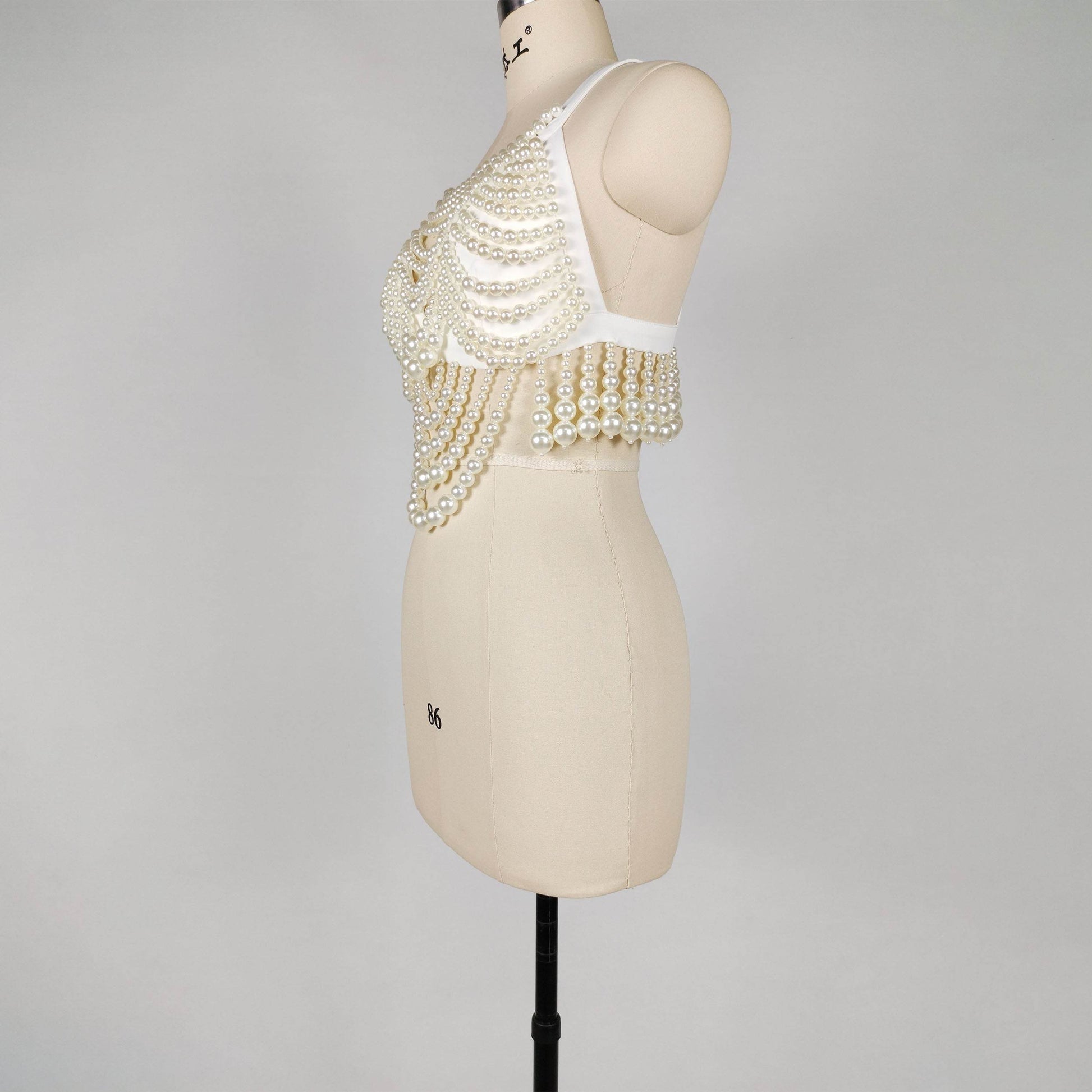 Alaine pearl top - REBECATHELABEL