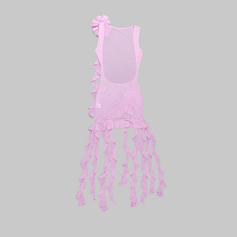 All eyes on me see through dress - REBECATHELABEL