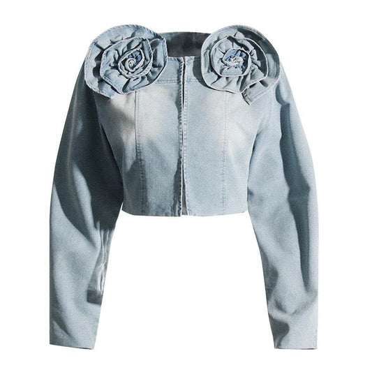 Aloma denim jacket - REBECATHELABEL