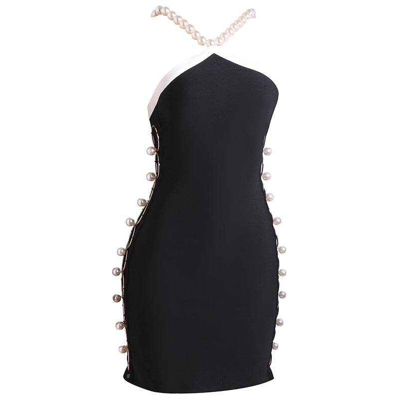 Aloma pearl mini dress - REBECATHELABEL