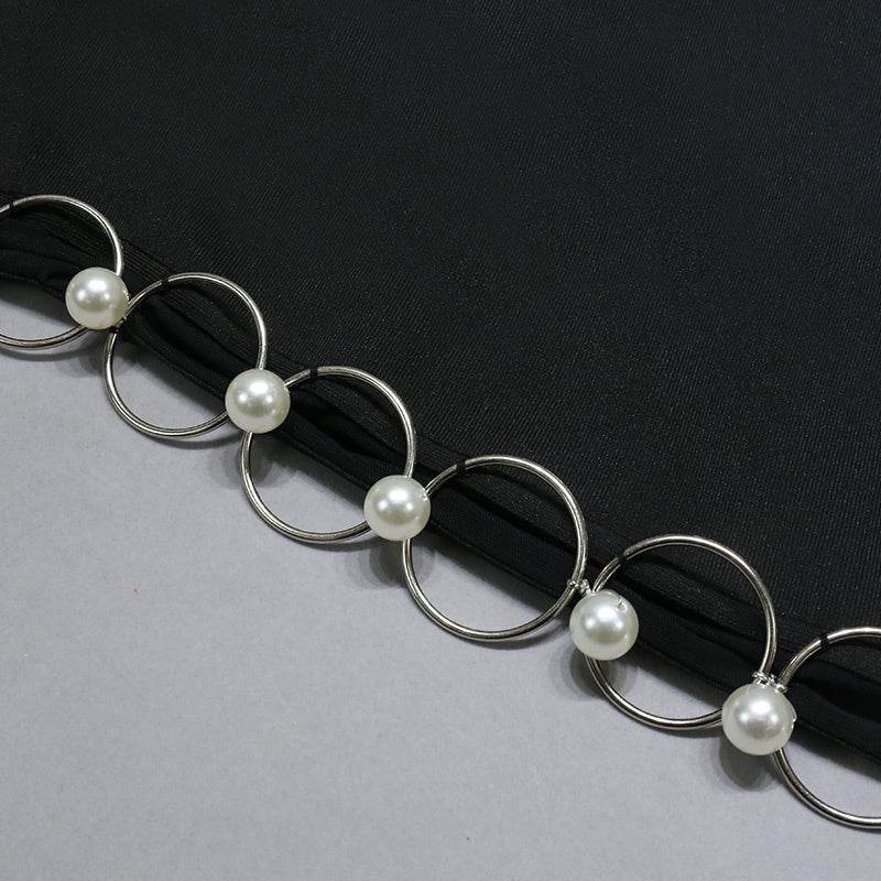 Aloma pearl mini dress - REBECATHELABEL