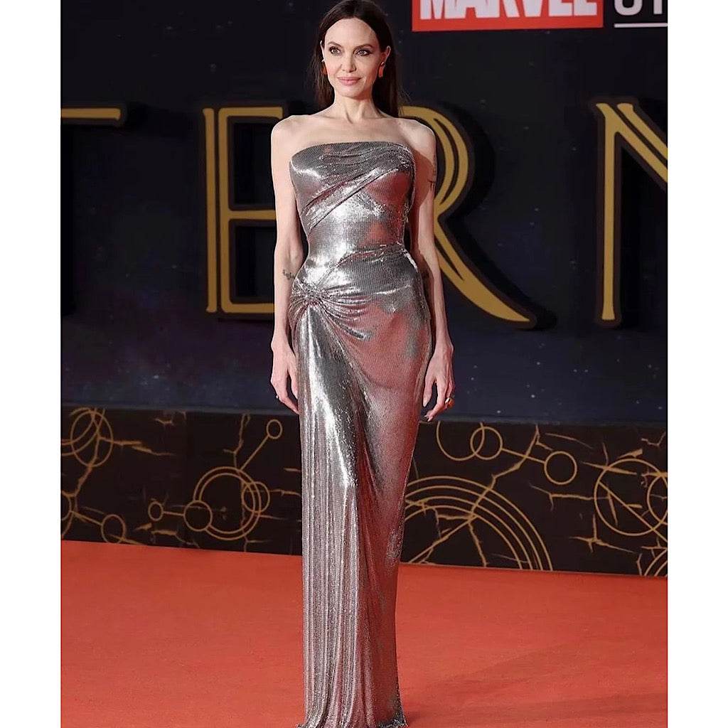 Angelina floor length dress - REBECATHELABEL