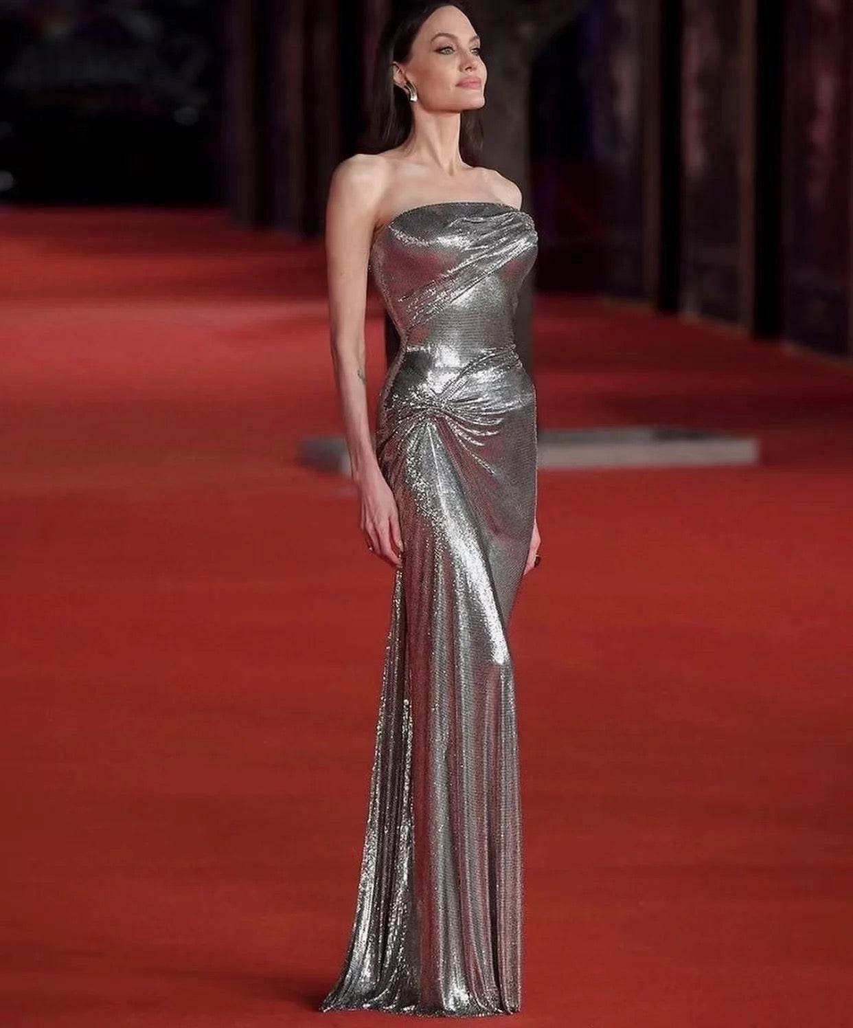 Angelina floor length dress - REBECATHELABEL