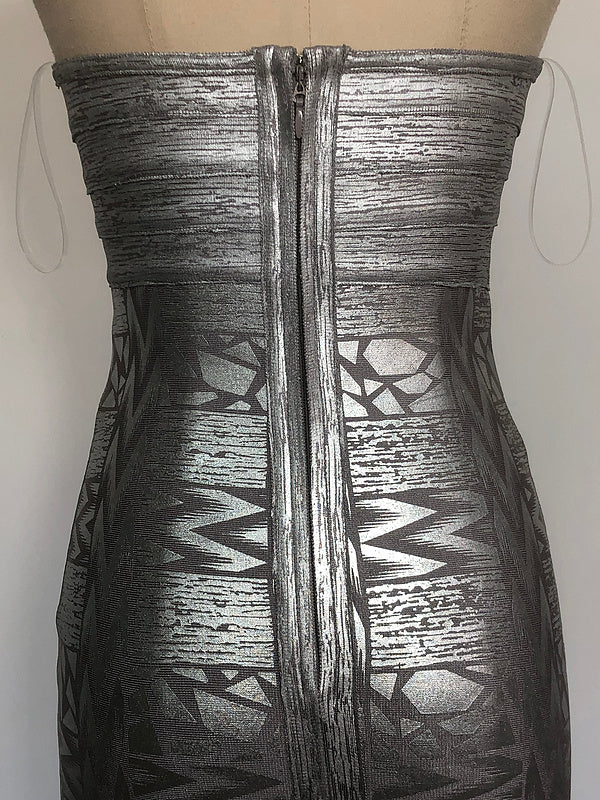 Lala short mini diamond bandage dress