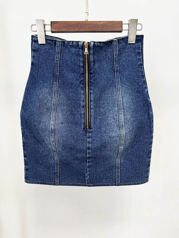 Nana denim skirt set - REBECATHELABEL