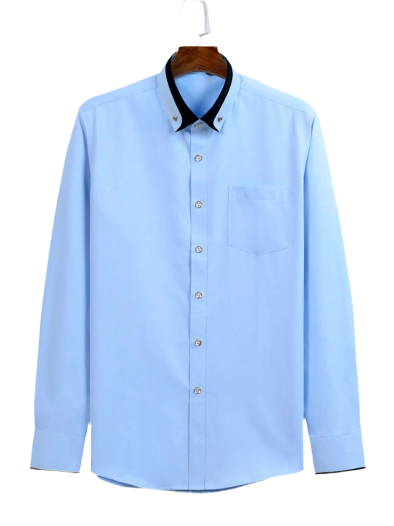 Men's Full Size Button Up Long Sleeve Shirt Plus Size