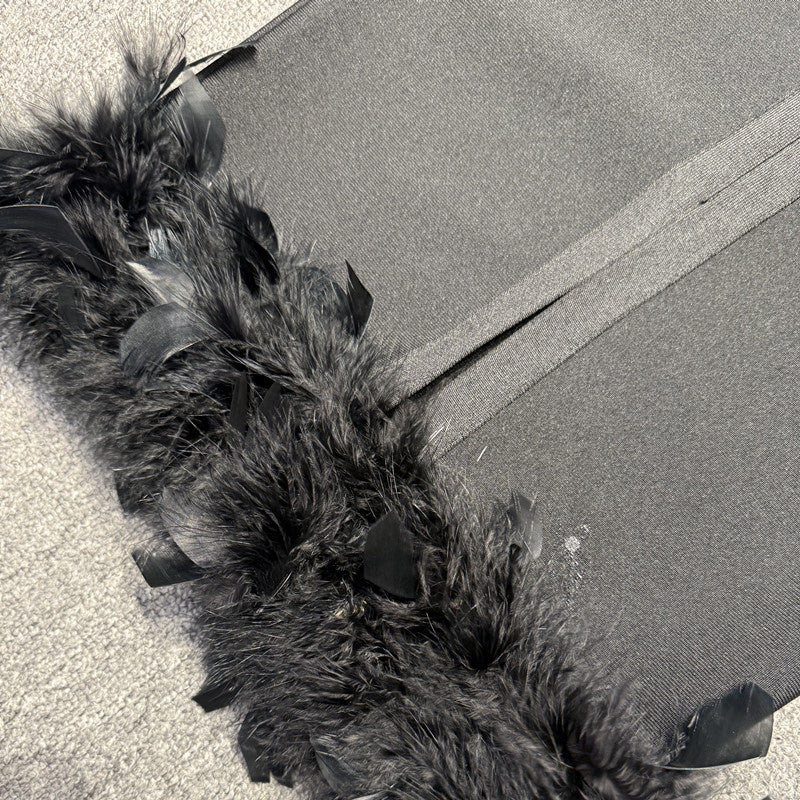 Open-Back Diamond Embellished Birthday Dress