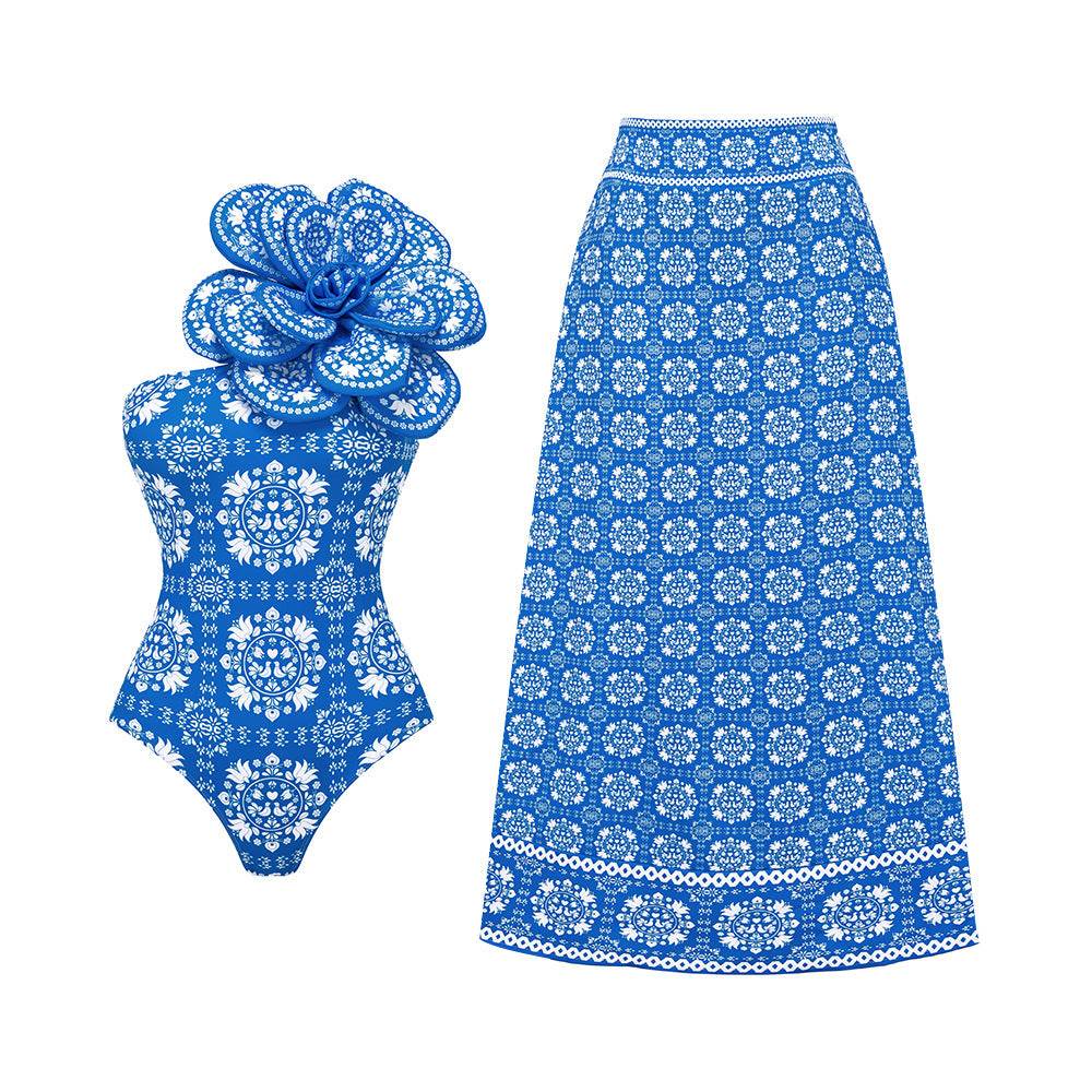 Big Floral skirt set - REBECATHELABEL