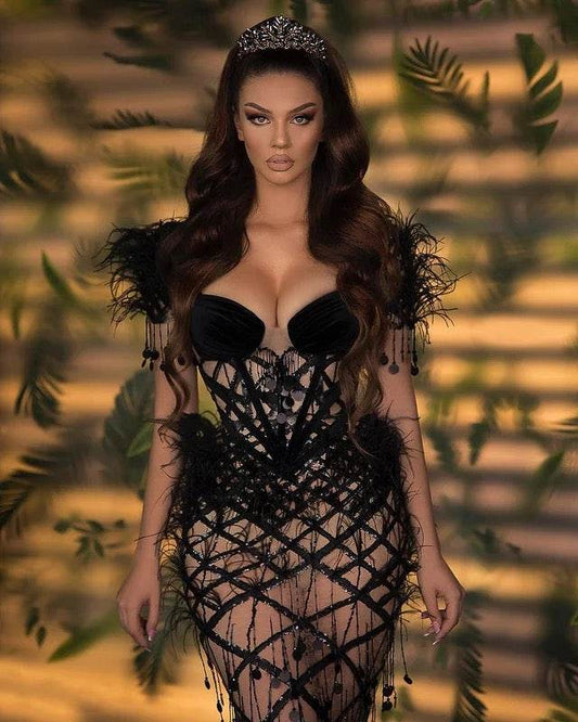 Ballari floor length Dress - REBECATHELABEL