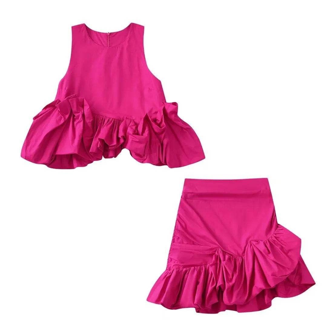 Barbie skirt set - REBECATHELABEL