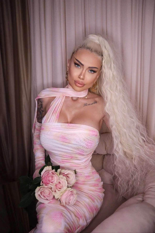 Berbie midi glove dress - REBECATHELABEL